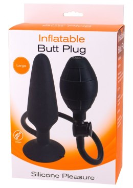 Inflatable Butt Plug L Black Seven Creations