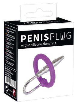 Penis Plug+Silicone Glans Ring Penisplug