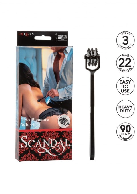 Scandal Trio Pleasure Wheel Black Calexotics