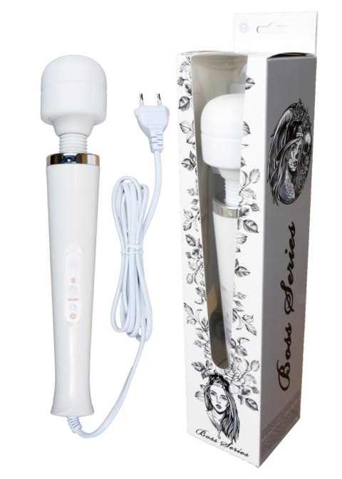 Stymulator-Magic Massager Wand Cable 110-240V White 10 Function B - Series Magic