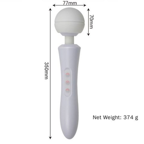 Masażer - Massager Ultra Powerful -Big USB Black 20 Function B - Series Magic