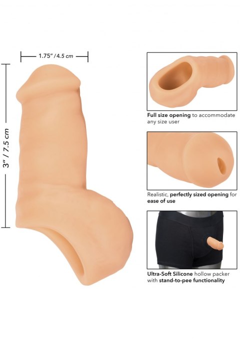 Soft Silicone Stand-To-Pee Light skin tone Calexotics