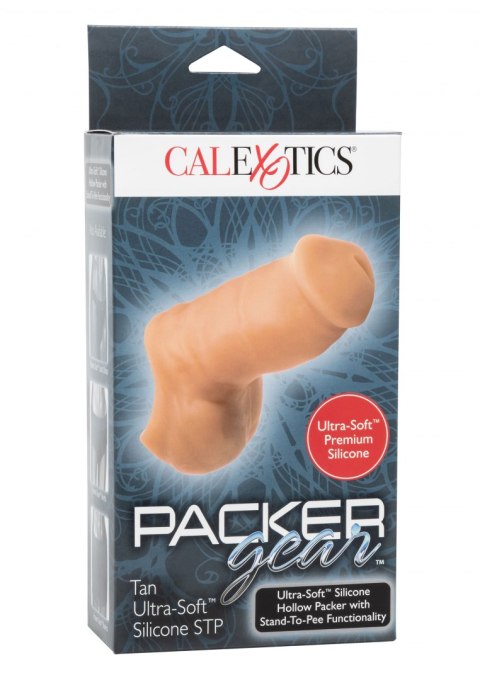 Soft Silicone Stand-To-Pee Caramel skin tone Calexotics