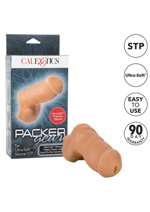 Soft Silicone Stand-To-Pee Caramel skin tone Calexotics