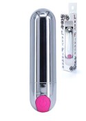 Wibrator-Strong Bullet Vibrator Silver/Pink USB 10 Function B - Series Magic