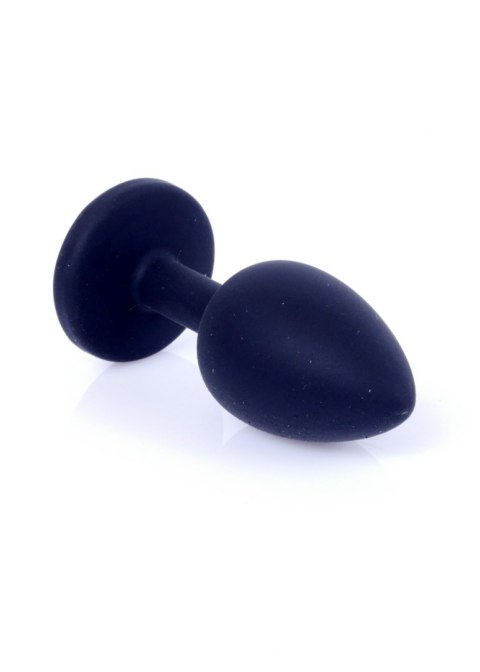 Plug-Jewellery Black Silicon PLUG Small- Pink Diamond B - Series HeavyFun