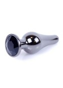 Plug - Jewellery Dark Silver BUTT PLUG - Black B - Series HeavyFun