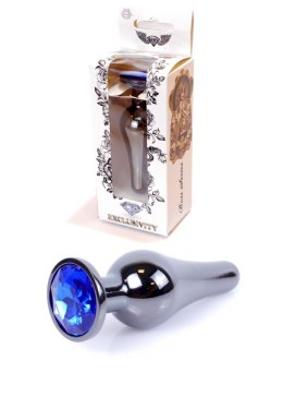 Plug-Jewellery Dark Silver BUTT PLUG- Dark Blue B - Series HeavyFun