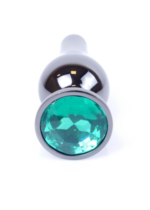 Plug -Jewellery Dark Silver BUTT PLUG - Green B - Series HeavyFun