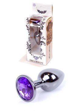 Plug-Jewellery Dark Silver PLUG- Purple B - Series HeavyFun