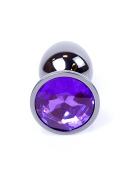 Plug-Jewellery Dark Silver PLUG- Purple B - Series HeavyFun