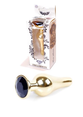 Plug - Jewellery Gold BUTT PLUG - Black B - Series HeavyFun