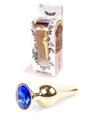 Plug - Jewellery Gold BUTT PLUG - Dark Blue B - Series HeavyFun