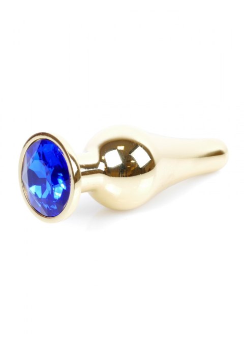 Plug - Jewellery Gold BUTT PLUG - Dark Blue B - Series HeavyFun