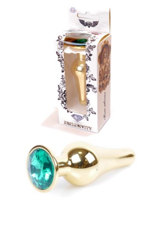 Plug - Jewellery Gold BUTT PLUG - Green B - Series HeavyFun