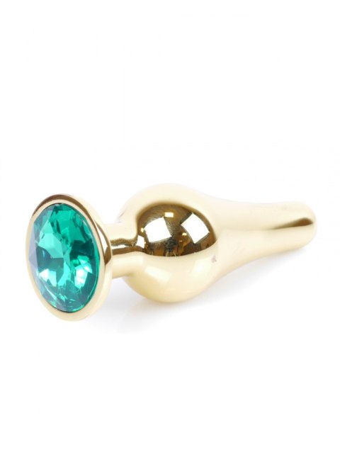 Plug - Jewellery Gold BUTT PLUG - Green B - Series HeavyFun