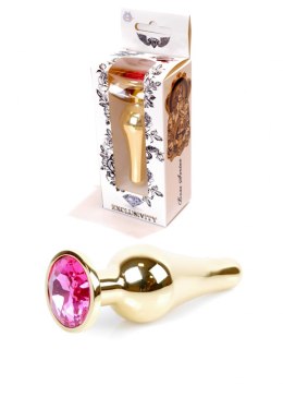 Plug - Jewellery Gold BUTT PLUG - Pink B - Series HeavyFun