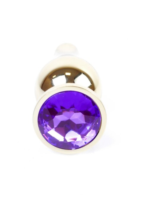 Plug - Jewellery Gold BUTT PLUG- Purple B - Series HeavyFun