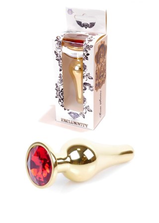 Plug - Jewellery Gold BUTT PLUG - Red B - Series HeavyFun