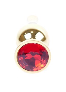Plug - Jewellery Gold BUTT PLUG - Red B - Series HeavyFun