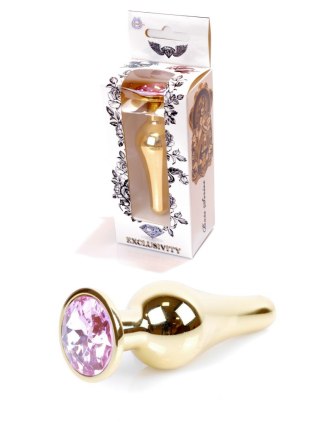 Plug - Jewellery Gold BUTT PLUG - Rose B - Series HeavyFun