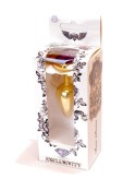 Plug-Jewellery Gold Heart PLUG- Purple B - Series HeavyFun