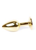 Korek Analny - Jewellery Gold PLUG- Clear B - Series HeavyFun