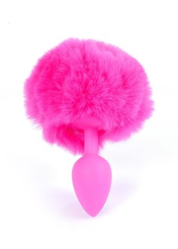 Plug-Jewellery Silicon PLUG - Bunny Tail - Pink B - Series HeavyFun