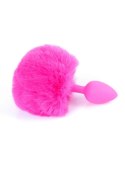 Plug-Jewellery Silicon PLUG - Bunny Tail - Pink B - Series HeavyFun