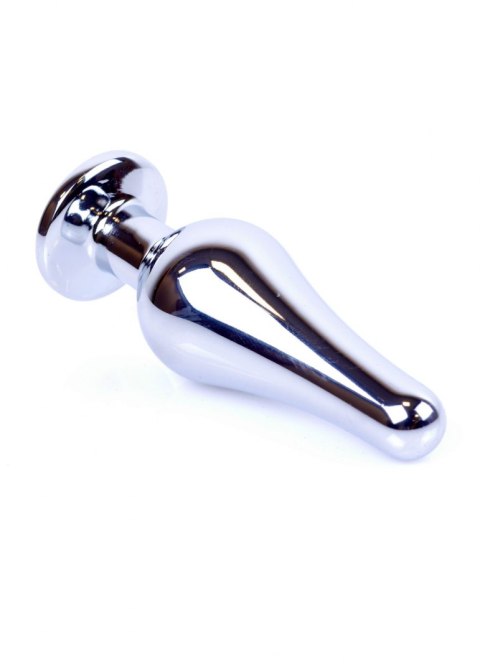 Plug-Jewellery Silver BUTT PLUG- Black B - Series HeavyFun