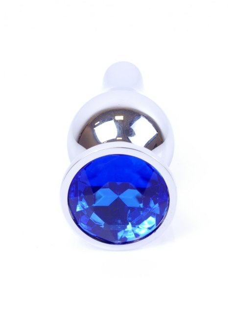 Plug -Jewellery Silver BUTT PLUG - Dark Blue B - Series HeavyFun