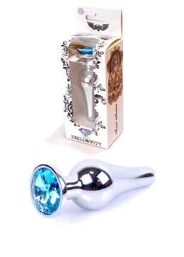 Plug-Jewellery Silver BUTT PLUG- Light Blue B - Series HeavyFun