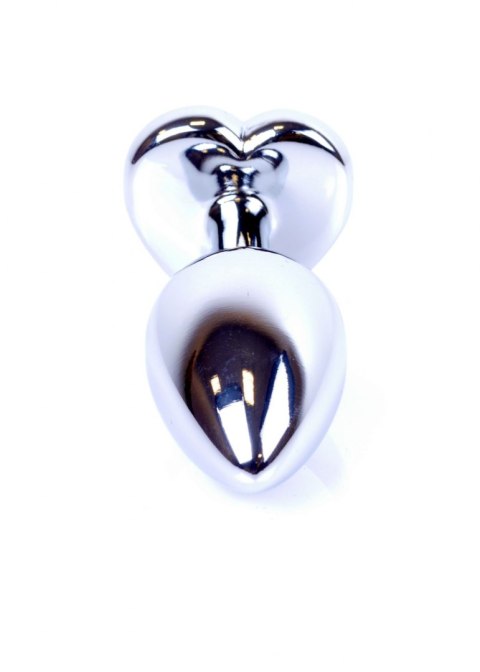 Plug-Jewellery Silver Heart PLUG- Dark Blue B - Series HeavyFun