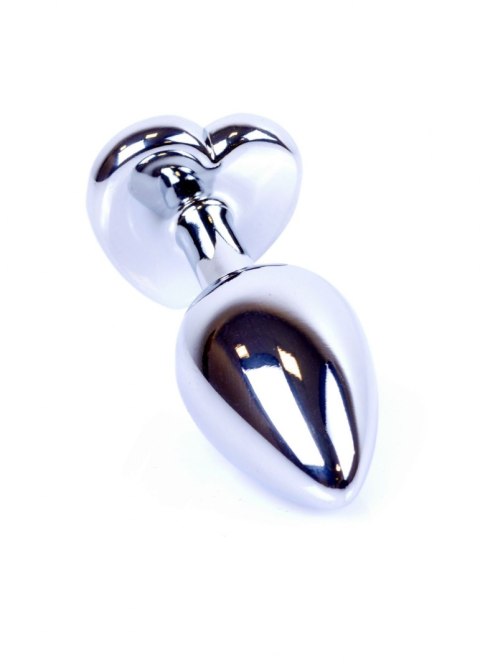 Plug-Jewellery Silver Heart PLUG- Dark Blue B - Series HeavyFun