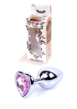 Plug - Jewellery Silver Heart PLUG- Rose B - Series HeavyFun