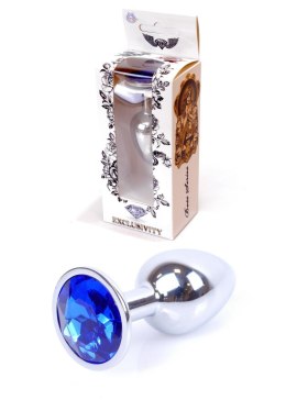 Plug-Jewellery Silver PLUG- Dark Blue B - Series HeavyFun