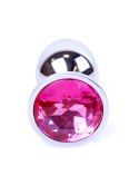 Korek Analny - Jewellery Silver PLUG- Pink B - Series HeavyFun