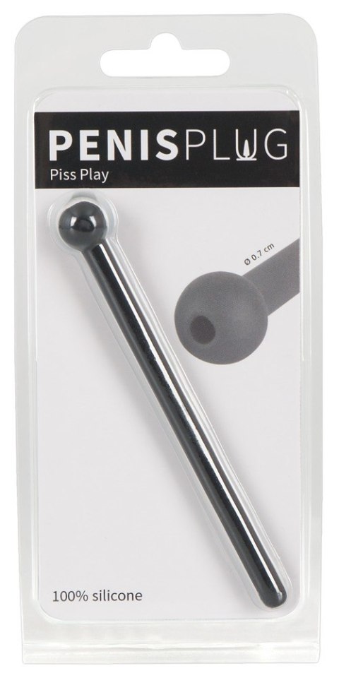 Penis Plug Piss Play black Penisplug