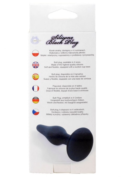 Plug-Silicone Plug Black - Extra Large B - Series HeavyFun