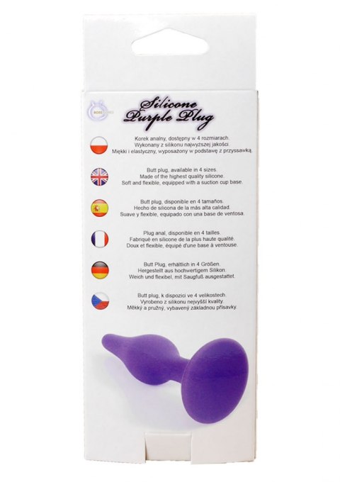 Plug-Silicone Plug Purple - Medium B - Series HeavyFun