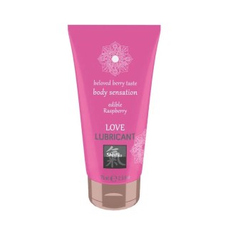 Żel-SHIATSU Love lubricant edible RASPBERRY Hot