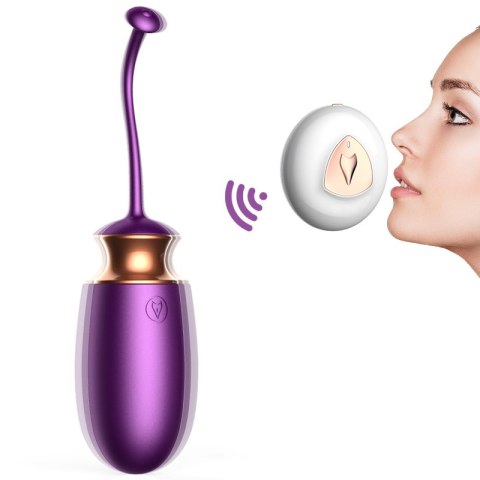 Wibrujące Jajko - Vibrating Silicone Love EGG USB 10 Function / Heating / Voice Control B - Series Fox