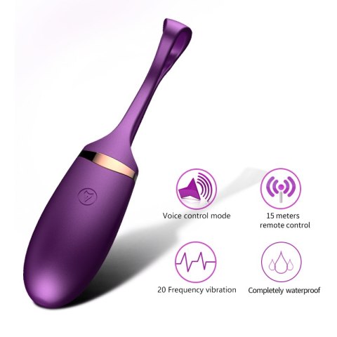 Wibrujace Jajko - Vibrating Silicone Love EGG USB 10 Function / Voice Control B - Series Fox