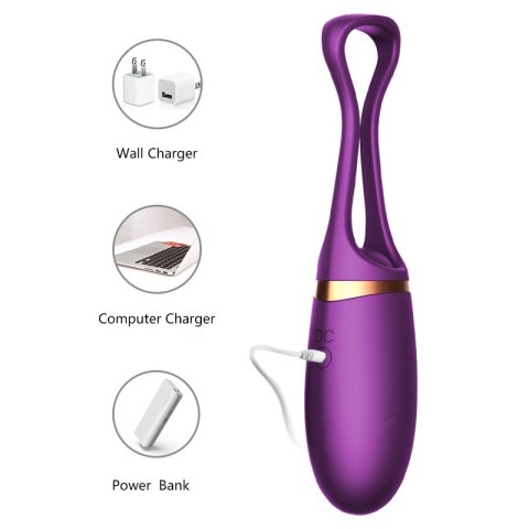 Wibrujace Jajko - Vibrating Silicone Love EGG USB 10 Function / Voice Control B - Series Fox