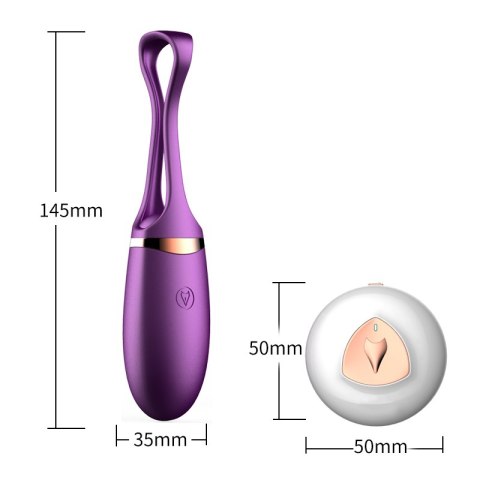 Wibrujace Jajko - Vibrating Silicone Love EGG USB 10 Function / Voice Control B - Series Fox