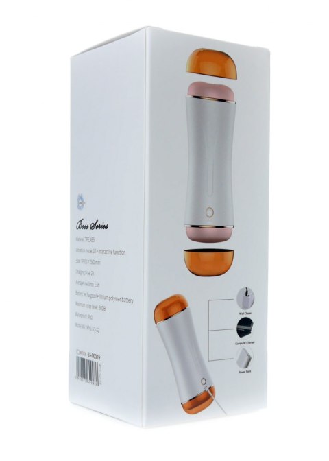 Masturbator - B - Series - Vibrating Masturbation Cup USB 10 function + Interactive Function / Double Ends B - Series Fox