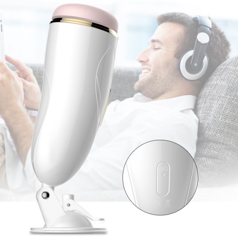 Masturbator-Vibrating Masturbation Cup USB 7 + Interactive Function / Talk Mode B - Series Fox