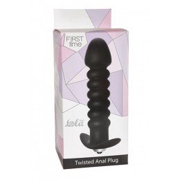 Plug-Anal Twisted Vibrating Black Lola Toys