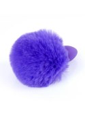 Plug-Jewellery Silicon PLUG - Bunny Tail - Purple B - Series HeavyFun