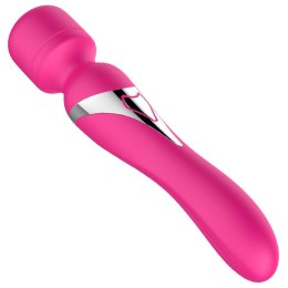 Masażer - B - Series - Silicone Dual Massager Pulsator USB 7+7 Function (Pink) B - Series Fox